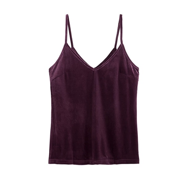 Bear Dance Purple Velvet Tank - Picture 1 of 3